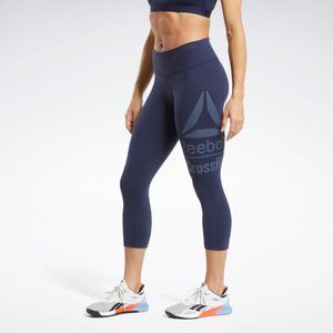 Reebok CrossFit Lux 3/4 Length Leggings blue S